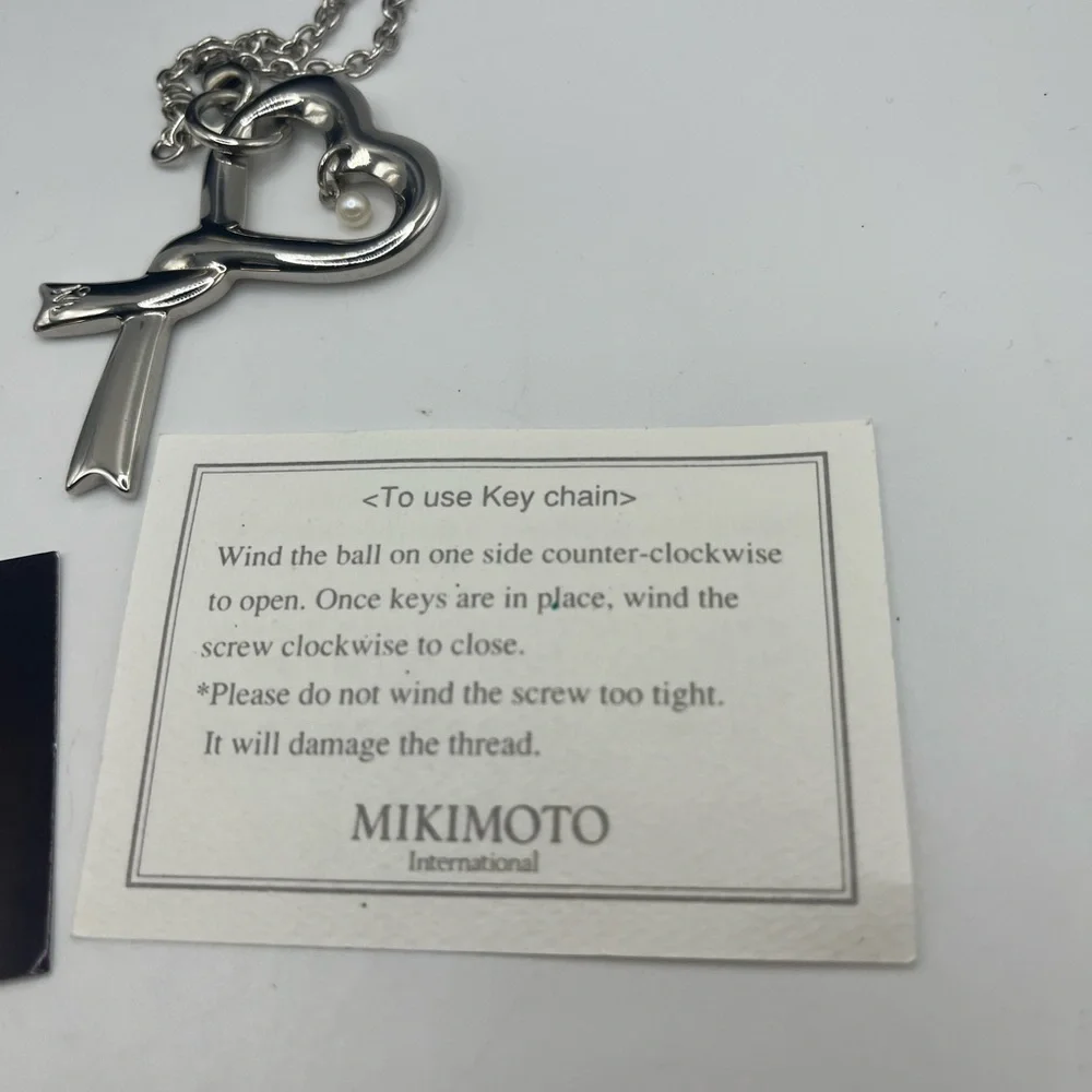 Mikimoto Silver Key and Card Holder